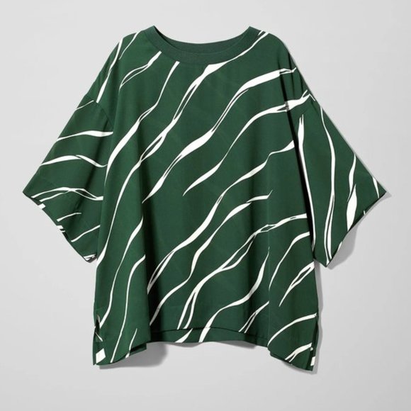 Weekday Dania Oversized Woven Top - Picture 1 of 5